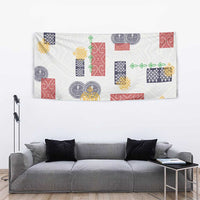 Vintage Lapita Tapestry Iconic Double Face Pattern LT05 - Polynesian Pride