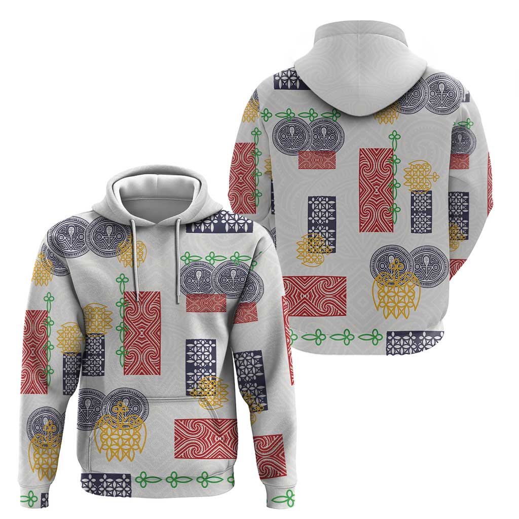 Vintage Lapita Zip Hoodie Iconic Double Face Pattern LT05 - Polynesian Pride