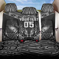 Custom New Zealand Fishing Back Car Seat Cover Aotearoa Maori Koru LT05 One Size Black - Polynesian Pride