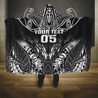 Custom New Zealand Fishing Hooded Blanket Aotearoa Maori Koru LT05 - Polynesian Pride
