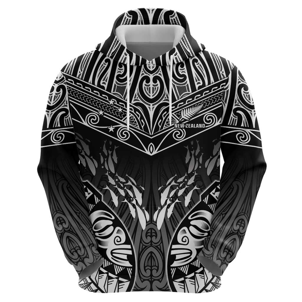 Custom New Zealand Fishing Hoodie Aotearoa Maori Koru LT05 - Polynesian Pride