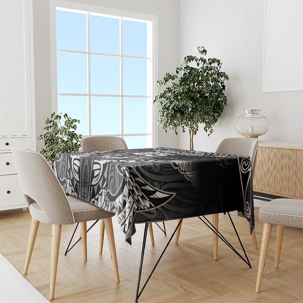 Custom New Zealand Fishing Tablecloth Aotearoa Maori Koru LT05 - Polynesian Pride