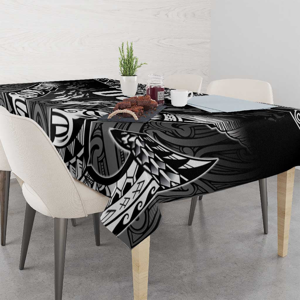 Custom New Zealand Fishing Tablecloth Aotearoa Maori Koru LT05 - Polynesian Pride