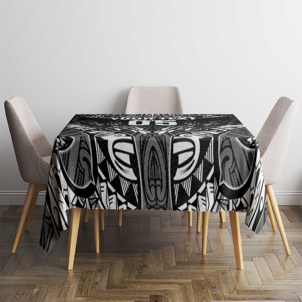 Custom New Zealand Fishing Tablecloth Aotearoa Maori Koru LT05 - Polynesian Pride