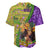 Personalised Hawaii Mardi Gras Baseball Jersey Polynesian Pattern With Glitter Style LT05 - Polynesian Pride