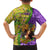 Personalised Hawaii Mardi Gras Family Matching Short Sleeve Bodycon Dress and Hawaiian Shirt Polynesian Pattern With Glitter Style LT05 - Polynesian Pride