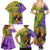 Personalised Hawaii Mardi Gras Family Matching Summer Maxi Dress and Hawaiian Shirt Polynesian Pattern With Glitter Style LT05 - Polynesian Pride