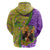 Personalised Hawaii Mardi Gras Hoodie Polynesian Pattern With Glitter Style LT05 - Polynesian Pride