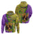 Personalised Hawaii Mardi Gras Hoodie Polynesian Pattern With Glitter Style LT05 - Polynesian Pride