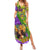 Personalised Hawaii Mardi Gras Summer Maxi Dress Polynesian Pattern With Glitter Style LT05 Women Yellow - Polynesian Pride