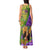 Personalised Hawaii Mardi Gras Tank Maxi Dress Polynesian Pattern With Glitter Style LT05 - Polynesian Pride