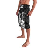 Hawaii Ukulele Lavalava Polynesian Pattern Mix Hibiscus Black Version LT05 - Polynesian Pride