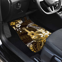 Hawaii Ukulele Car Mats Polynesian Pattern Mix Hibiscus Gold Version LT05 - Polynesian Pride