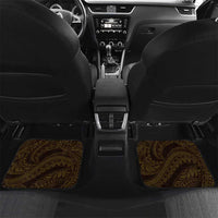 Hawaii Ukulele Car Mats Polynesian Pattern Mix Hibiscus Gold Version LT05 Set 2pcs - Back Gold - Polynesian Pride