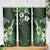 Hawaii Ukulele Skinny Tumbler Polynesian Pattern Mix Hibiscus Green Version