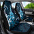 Hawaii Ukulele Car Seat Cover Polynesian Pattern Mix Hibiscus Blue Version