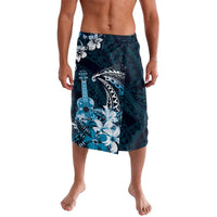 Hawaii Ukulele Lavalava Polynesian Pattern Mix Hibiscus Blue Version LT05 Blue - Polynesian Pride