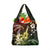 Hawaii Ukulele Grocery Bag Polynesian Pattern Mix Hibiscus Reggae Version