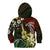 Hawaii Ukulele Kid Hoodie Polynesian Pattern Mix Hibiscus Reggae Version LT05