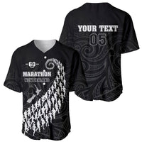 Custom New Zealand Marathon Baseball Jersey Maori Style LT05 - Polynesian Pride
