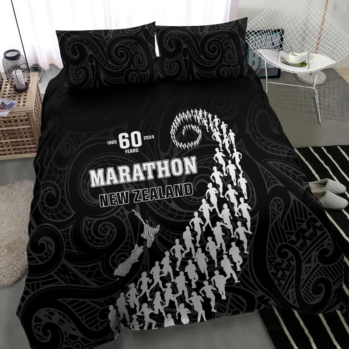 New Zealand Marathon Beach Blanket Maori Style LT05 - Polynesian Pride
