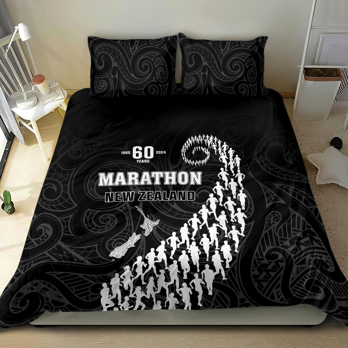 New Zealand Marathon Beach Blanket Maori Style LT05 - Polynesian Pride
