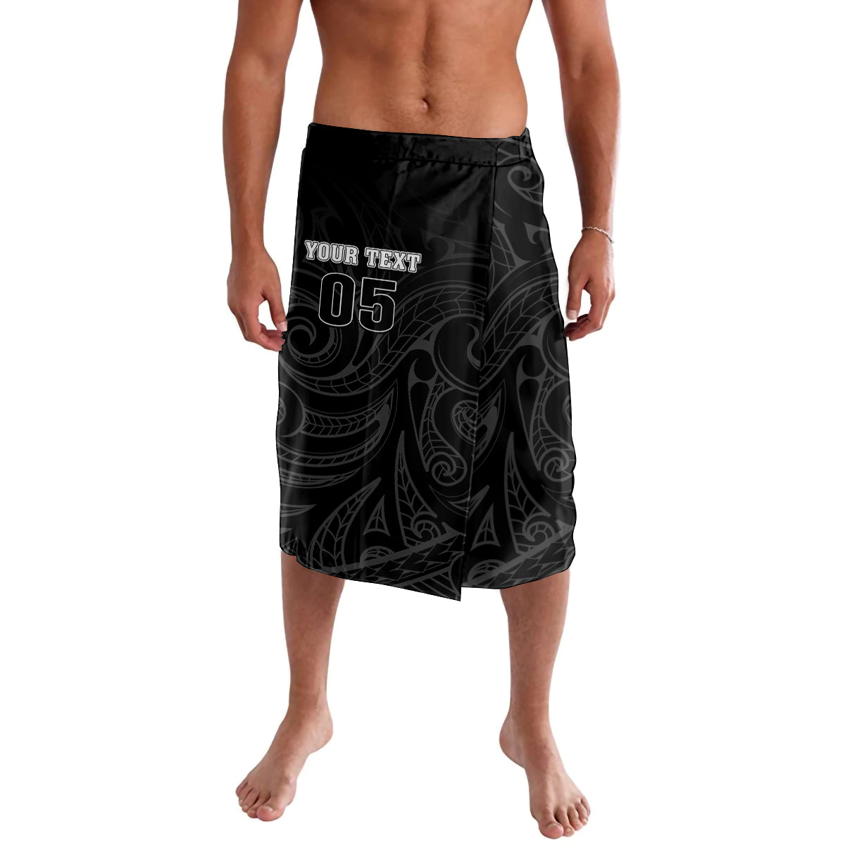 Custom New Zealand Marathon Lavalava Maori Style