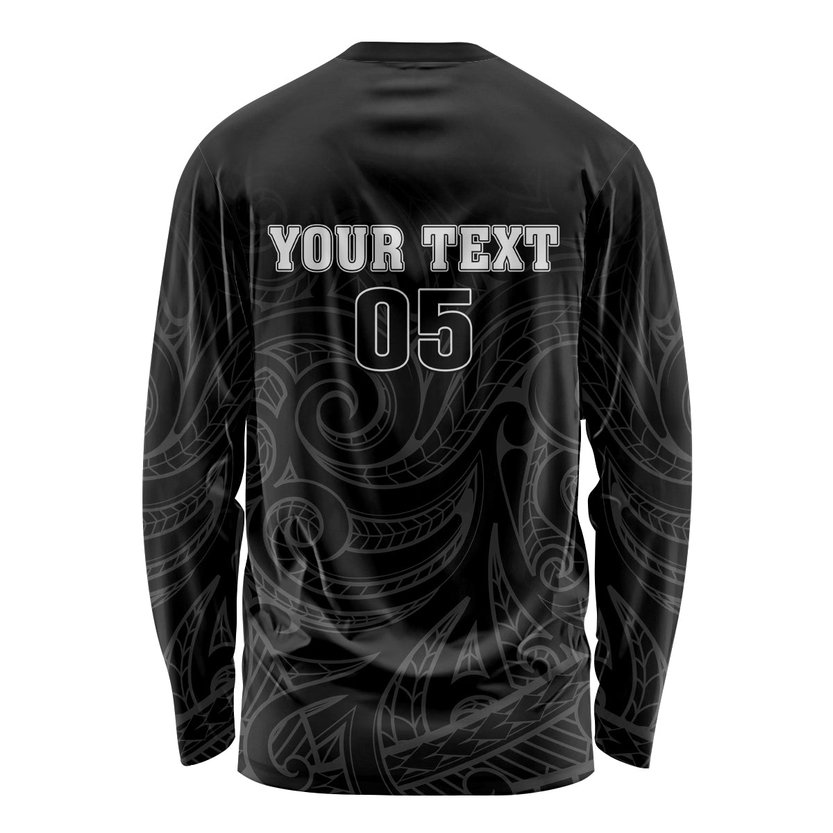 Custom New Zealand Marathon Long Sleeve Shirt Maori Style LT05 - Polynesian Pride