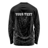 Custom New Zealand Marathon Long Sleeve Shirt Maori Style LT05 - Polynesian Pride