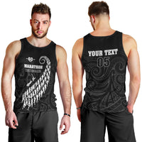 Custom New Zealand Marathon Men Tank Top Maori Style LT05 - Polynesian Pride