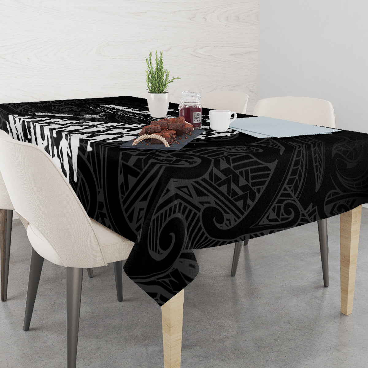 New Zealand Marathon Tablecloth Maori Style LT05 - Polynesian Pride