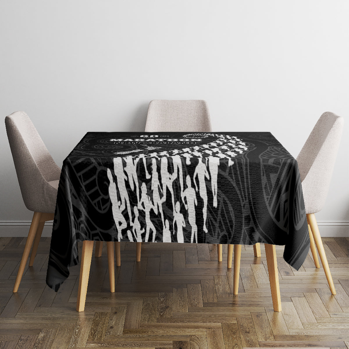 New Zealand Marathon Tablecloth Maori Style LT05 - Polynesian Pride