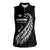 Custom New Zealand Marathon Women Sleeveless Polo Shirt Maori Style