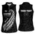 Custom New Zealand Marathon Women Sleeveless Polo Shirt Maori Style