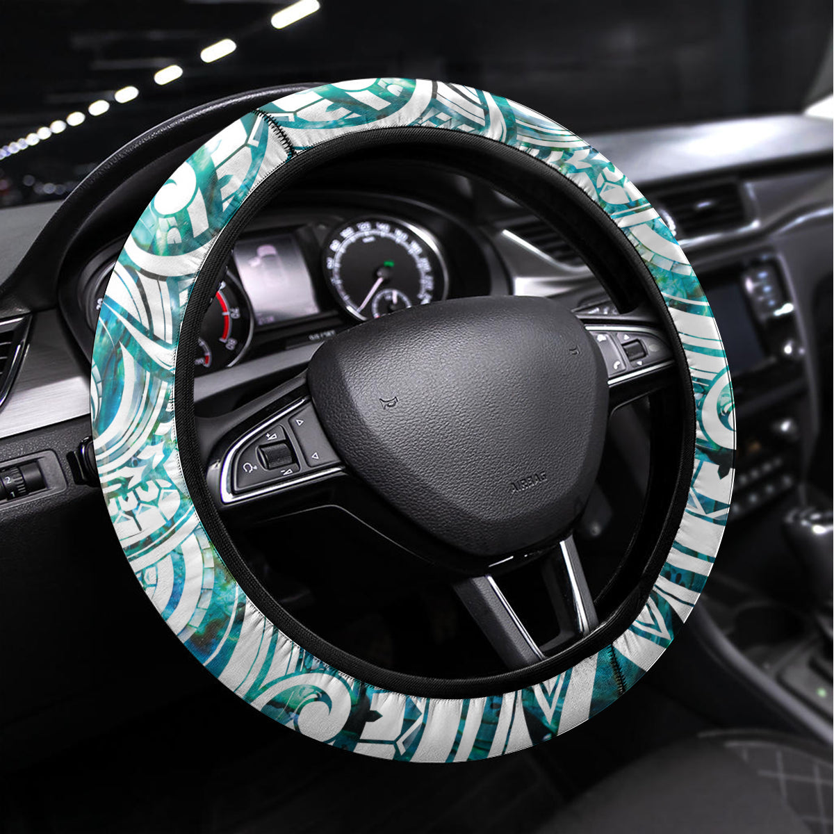 New Zealand Aotearoa Hari Ra Mama Steering Wheel Cover A Mother's Love Is Like No Otter