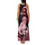 Personalised New Zealand Maori Taniwha Family Matching Tank Maxi Dress and Hawaiian Shirt Silver Fern Red Version