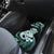 Personalised New Zealand Maori Taniwha Car Mats Silver Fern Paua Shell Version