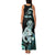 Personalised New Zealand Maori Taniwha Family Matching Tank Maxi Dress and Hawaiian Shirt Silver Fern Paua Shell Version