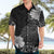 Hawaii Hibiscus With Black Polynesian Pattern Hawaiian Shirt