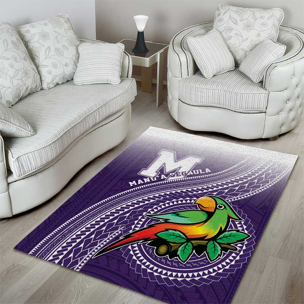 Manua High School Area Rug Polynesian Tribal Pattern LT05 - Polynesian Pride