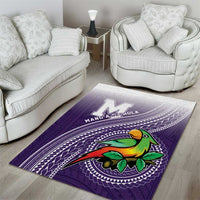 Manua High School Area Rug Polynesian Tribal Pattern LT05 - Polynesian Pride