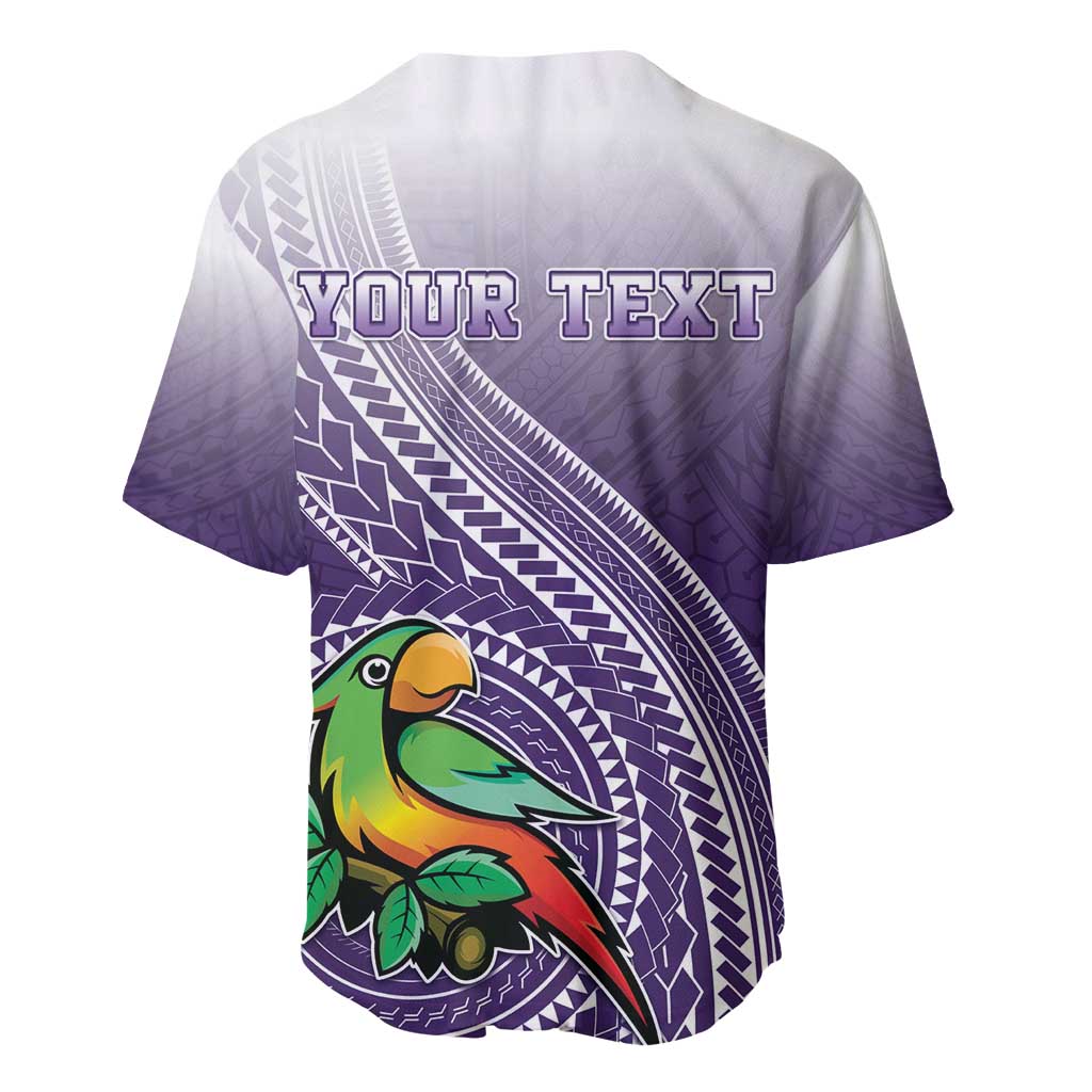 Personalized Manua High School Baseball Jersey Polynesian Tribal Pattern LT05 - Polynesian Pride