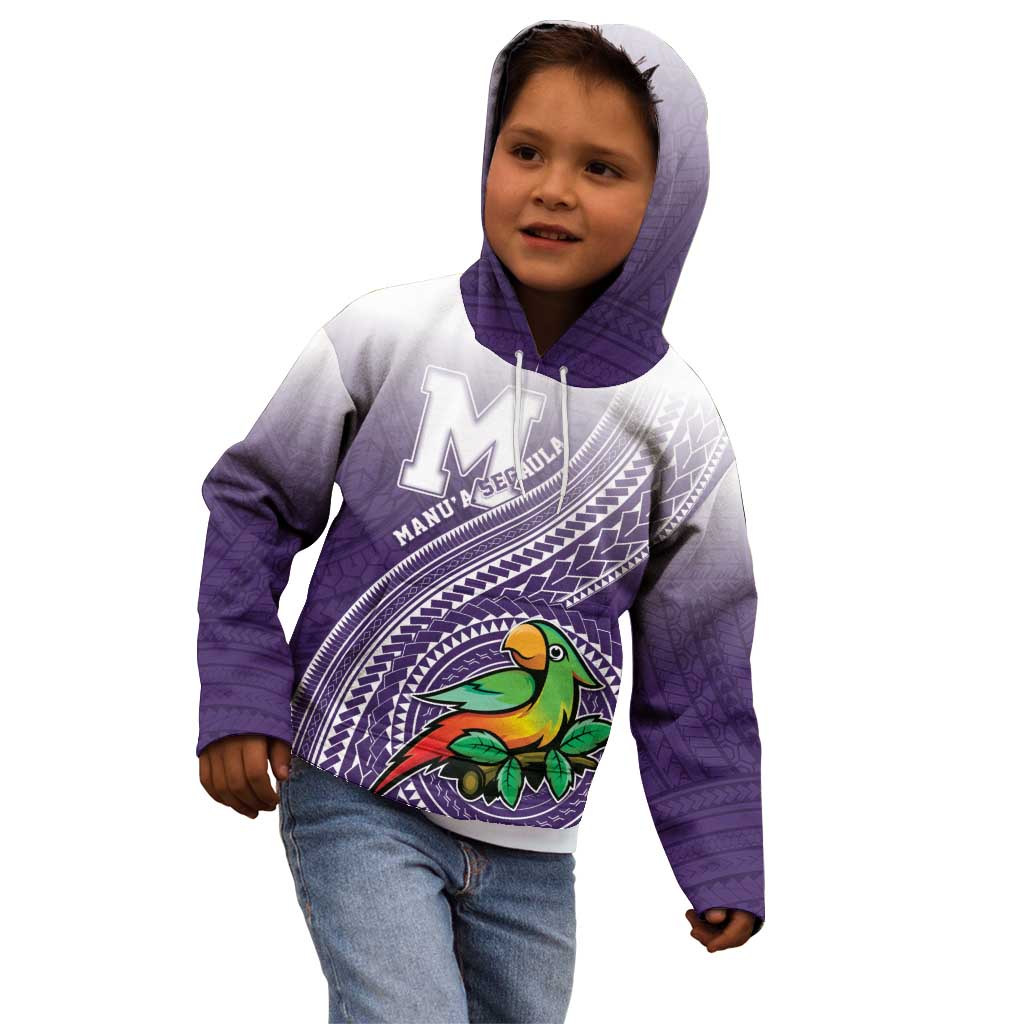 Personalized Manua High School Kid Hoodie Polynesian Tribal Pattern LT05 - Polynesian Pride