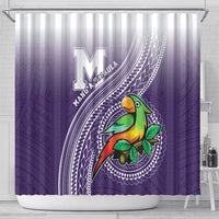 Manua High School Shower Curtain Polynesian Tribal Pattern LT05 - Polynesian Pride