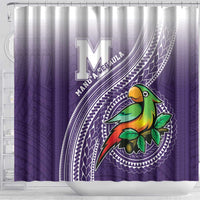 Manua High School Shower Curtain Polynesian Tribal Pattern LT05 - Polynesian Pride