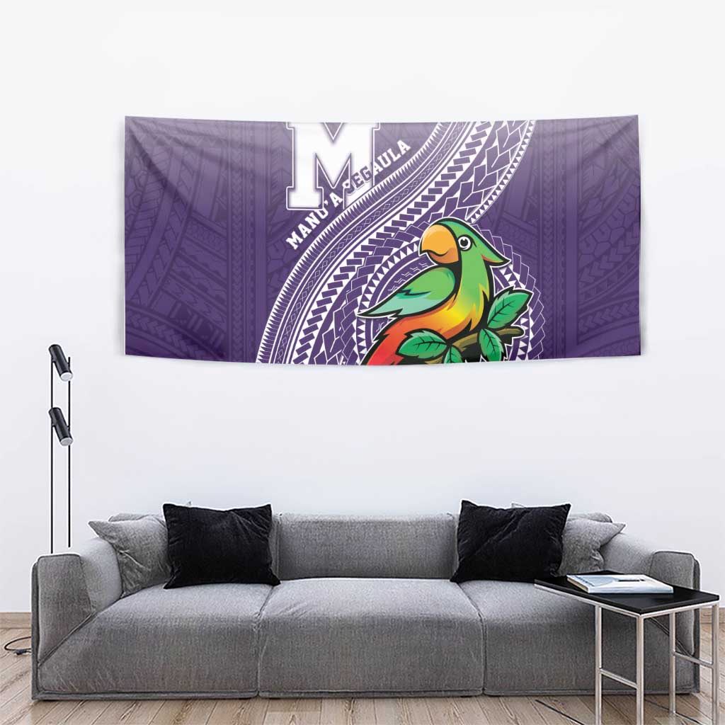 Manua High School Tapestry Polynesian Tribal Pattern LT05 - Polynesian Pride