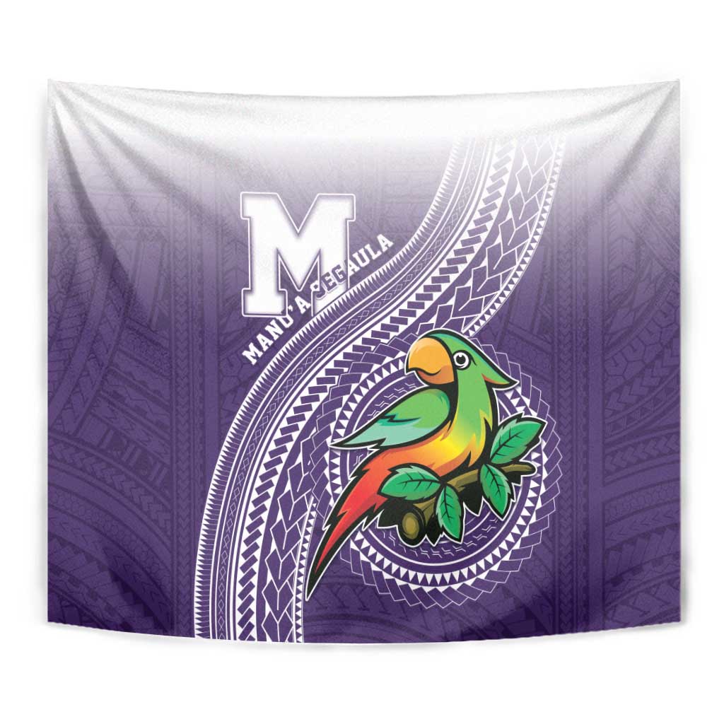 Manua High School Tapestry Polynesian Tribal Pattern LT05 - Polynesian Pride