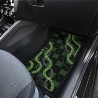 Hawaiian Quilt Car Mats Pele Hair Hinahina Lei Black Version LT05 - Polynesian Pride