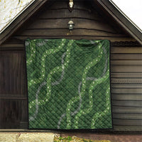 Hawaiian Quilt Quilt Pele Hair Hinahina Lei Green Version LT05 - Polynesian Pride
