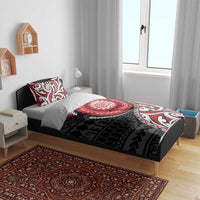 New Zealand Red Maori Koru Simple Style Bedding Set LT05 - Polynesian Pride